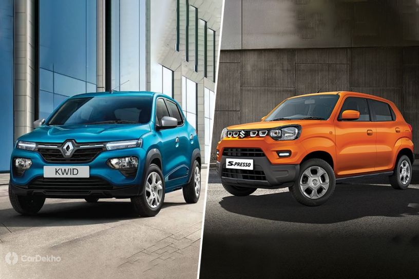 2019 Renault Kwid vs Maruti S-Presso Interiors Compared: In Pics
