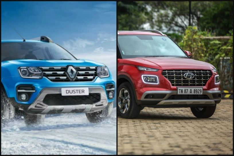 Renault Duster vs Hyundai Venue: Petrol-AT Real-world Mileage Comparison