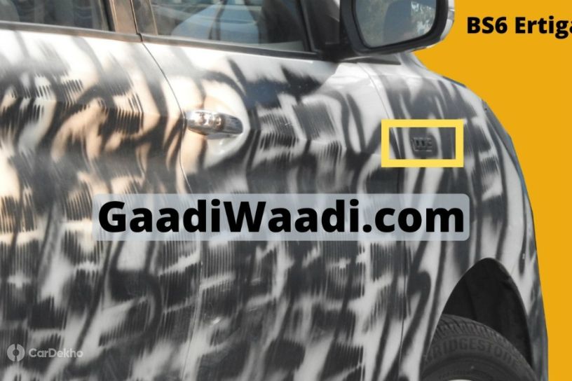 Maruti Suzuki Ertiga BS6 Diesel Spied Testing