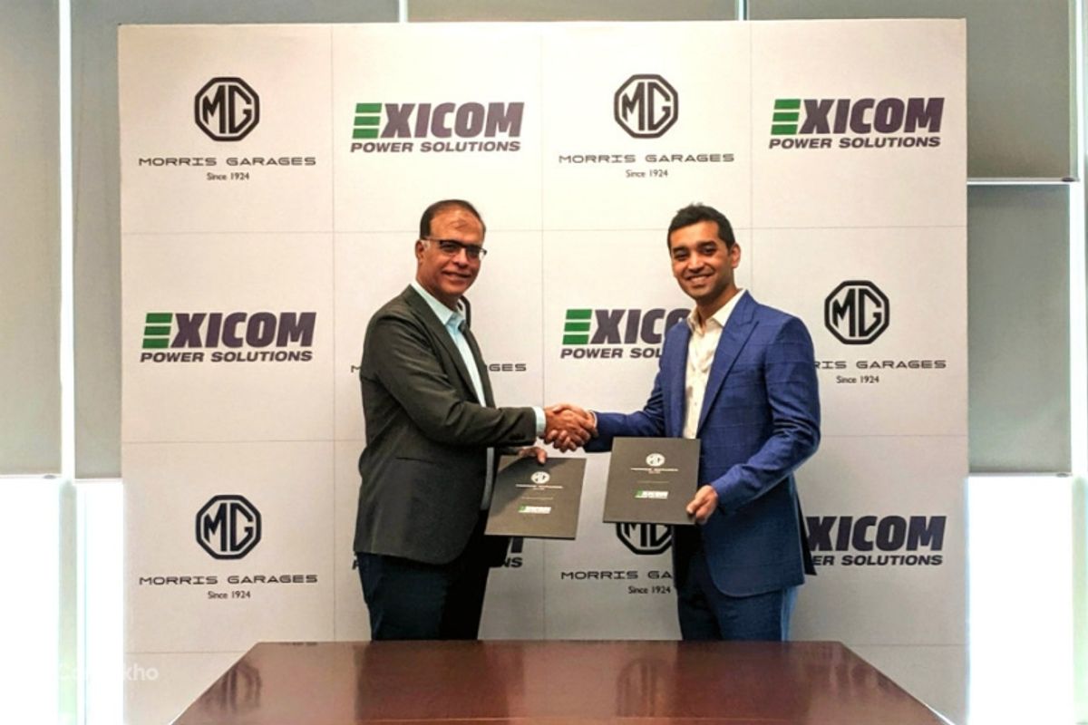 MG Motor and Exicom MG Motor and Exicom