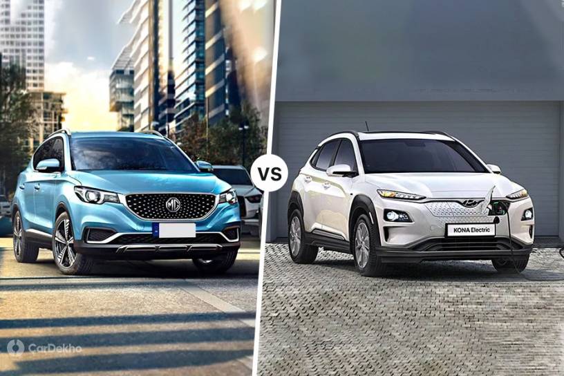 MG ZS EV vs Hyundai Kona Electric: Specs & Features Comparison