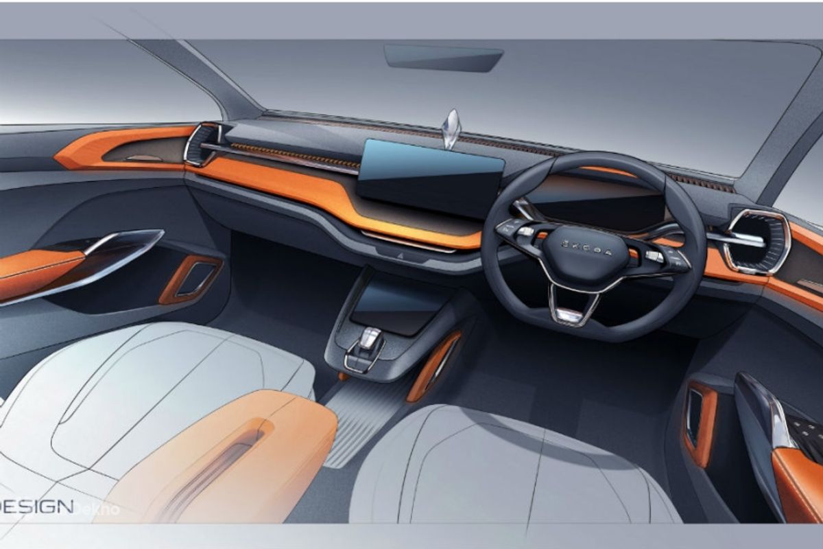 Skodaâs Kia Seltos-rivalâs Interior Teased Ahead Of Auto Expo 2020