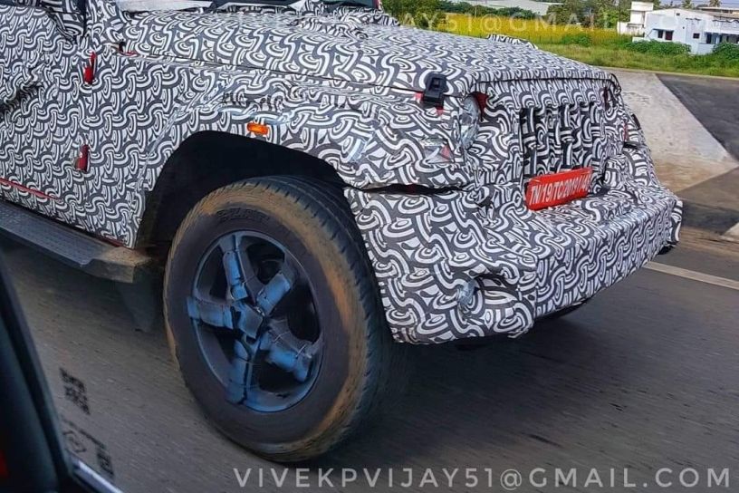 Fully Loaded 2020 Mahindra Thar Spied, Looks Ready For Launch