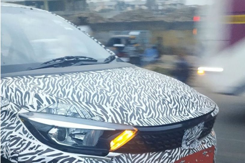 Tata Tigor Facelift Spied With An Altroz-like Front Profile