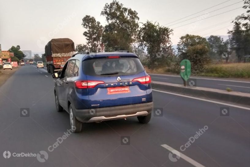 Renault Triber AMT Spotted Undergoing Testing, Launch Soon