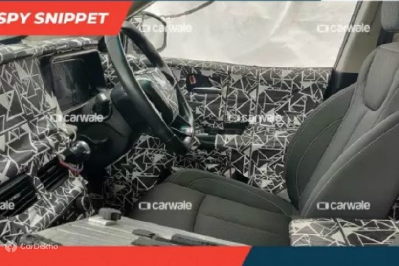 2020 Mahindra XUV500 Seating And Interior Spied