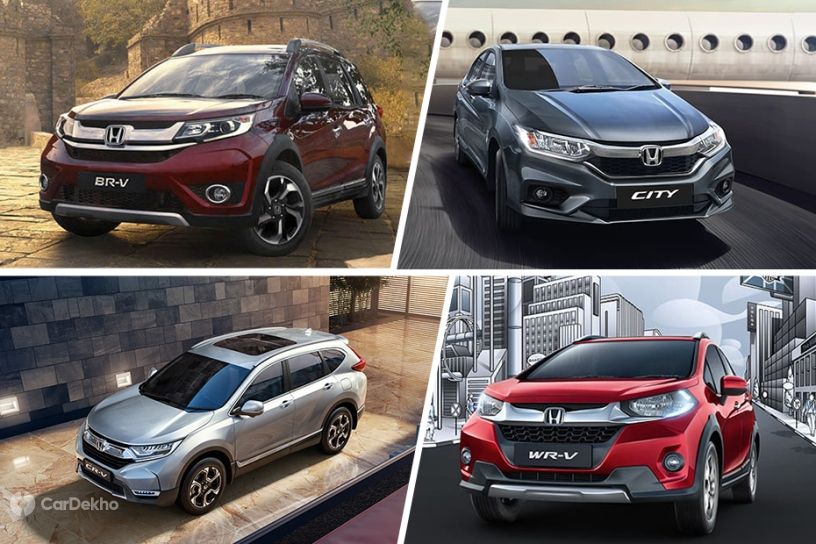Honda CR-V Gets Maximum Discount Followed By BR-V And Civic In January 2020
