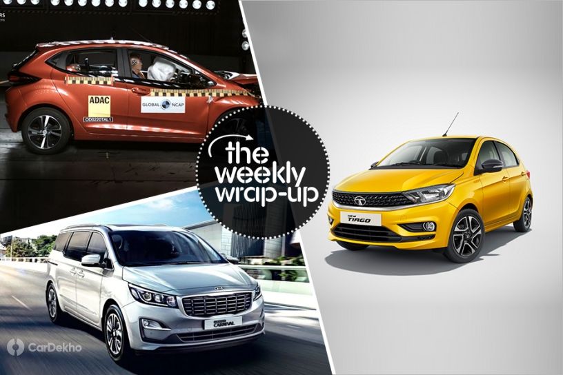 Top 5 Car News Of The Week: Jeep Compass Diesel Auto, Kia Carnival, 2020 Tata Tigor, Tiago, Nexon & Altroz
