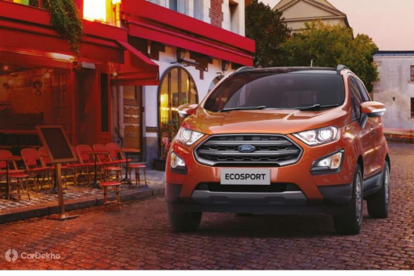 BS6 Ford EcoSport Launched At A Premium Of Rs 13,000 Over BS4 Version