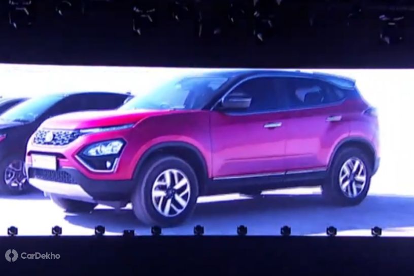 2020 Tata Harrier Teased With Panoramic Sunroof, Larger Wheels