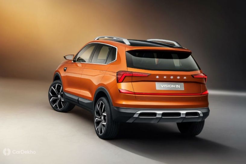 Skoda Vision IN Concept Revealed. 2021 Production SUV To Take On Kia Seltos, Hyundai Creta