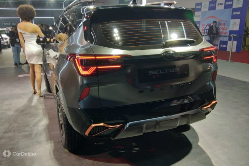 Kia Seltos X-Line Concept Debuts in India At Auto Expo 2020