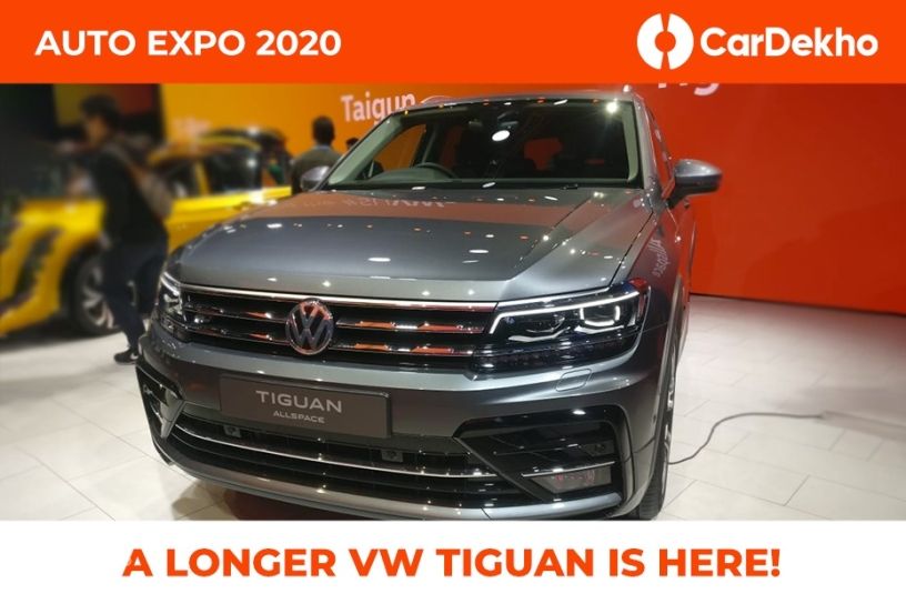 Volkswagen Tiguan Allspace Showcased At Auto Expo 2020