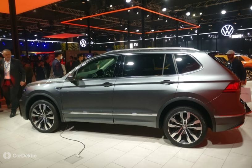 Volkswagen Tiguan Allspace Showcased At Auto Expo 2020