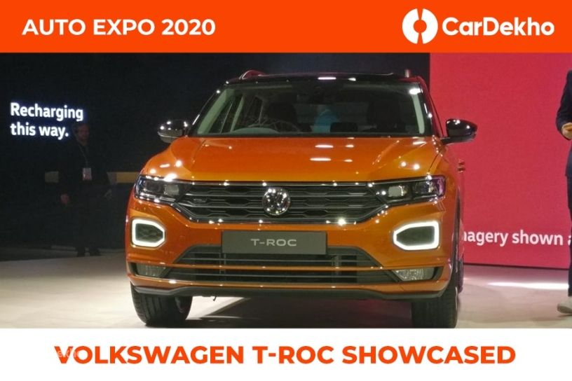 Volkswagen T-Roc Showcased At Auto Expo 2020