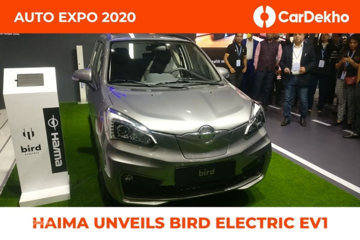 Chinaâs Haima Group Shows Bird Electric EV1 At Auto Expo 2020
