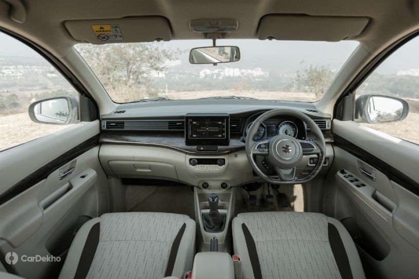 Maruti Suzuki Ertiga cabin Maruti Suzuki Ertiga cabin