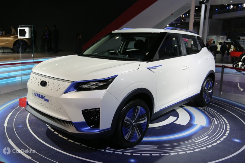 Mahindra XUV300 Electric Showcased At Auto Expo 2020