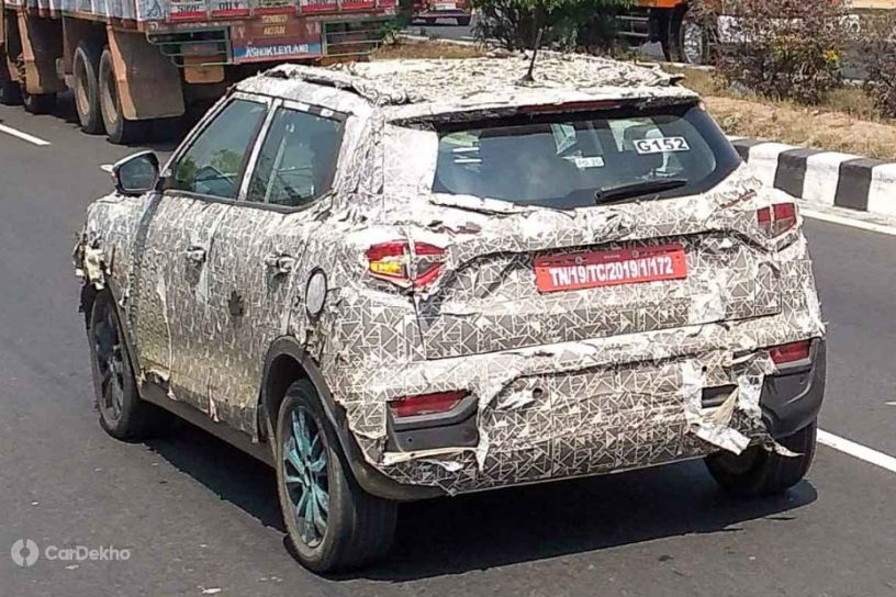 Mahindra XUV300 Electric Spied Testing For The First Time
