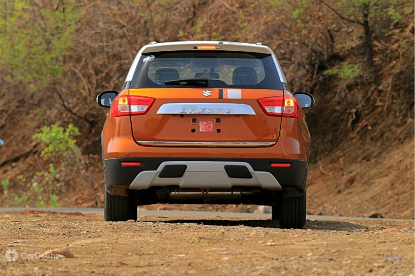 Maruti Vitara Brezza pre-facelift rear
