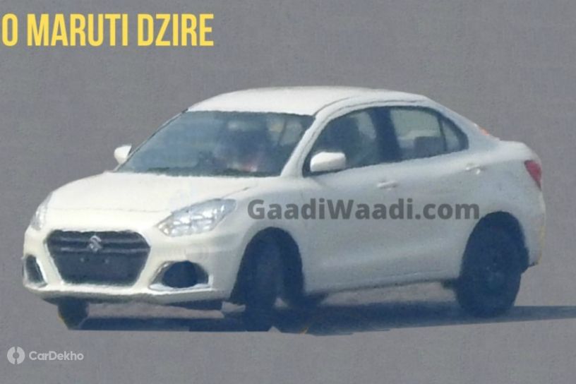 2020 Maruti Suzuki Dzire Facelift Spotted. Launch Soon