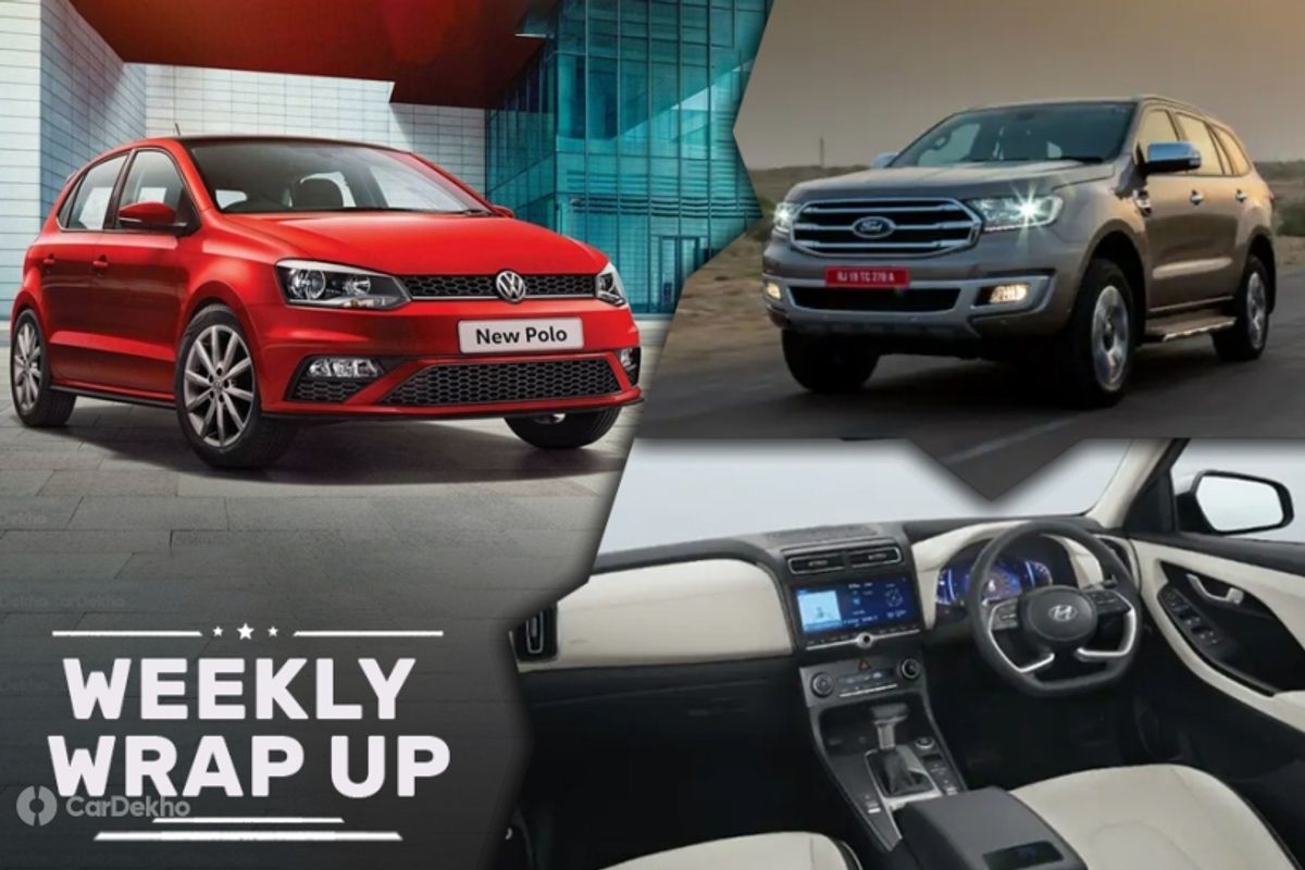 Top 5 Car News Of The Week: Hyundai Creta 2020, BS6 Ford Endeavour, Hyundai Venue And More