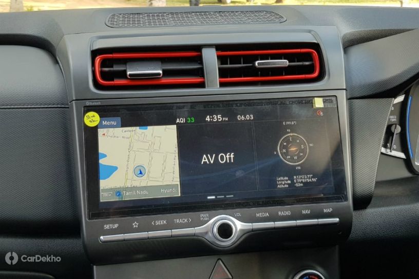Second-gen Hyundai Creta infotainment system