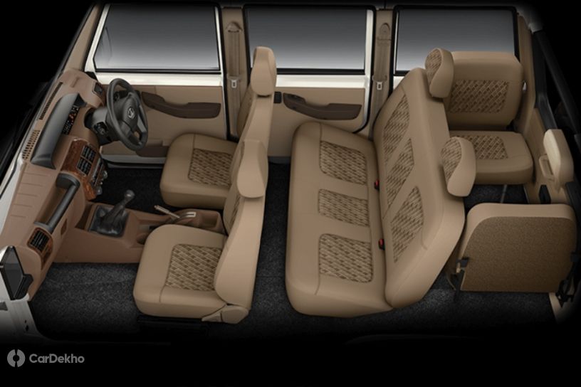 BS6 Mahindra Bolero seating layout BS6 Mahindra Bolero seating layout