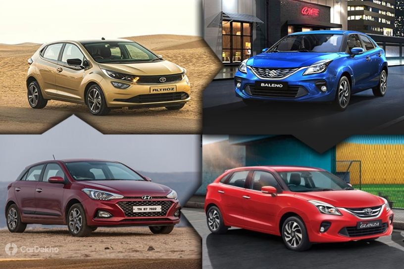 Premium hatchbacks: Tata Altroz, Maruti Suzuki Baleno, Hyundai Elite i20, Toyota Glanza