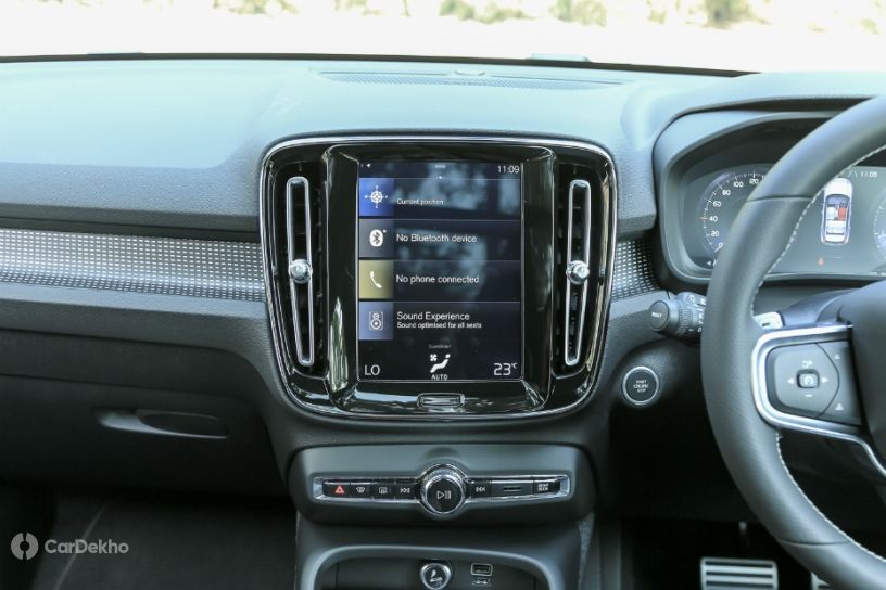 Volvo XC40 infotainment system Volvo XC40 infotainment system