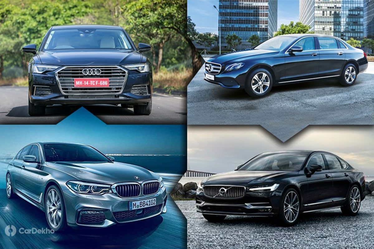 BMW 5 Series vs Mercedes-Benz E-Class vs Audi A6 vs Volvo S90