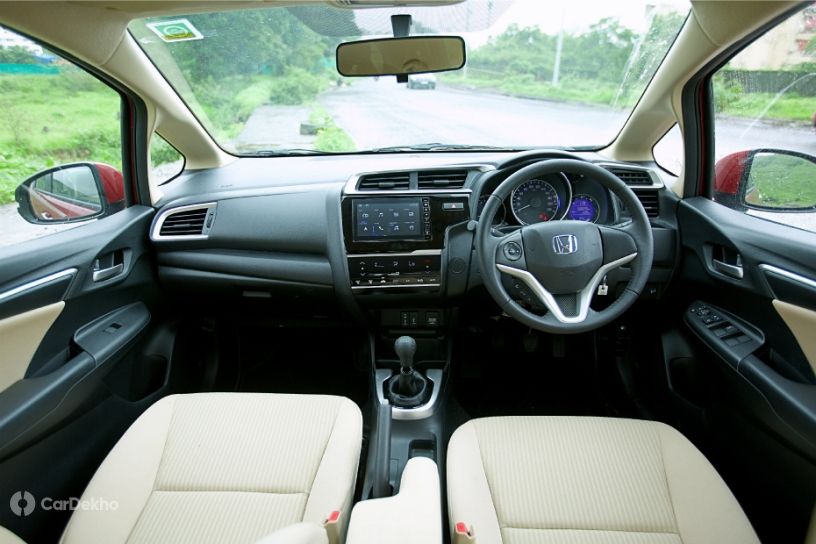 Pre-facelift Honda Jazz cabin