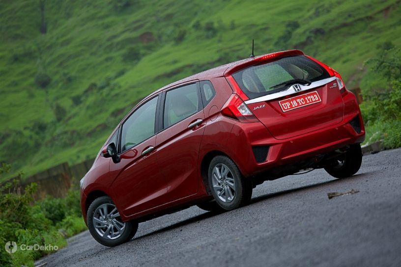 Pre-facelift Honda Jazz rear