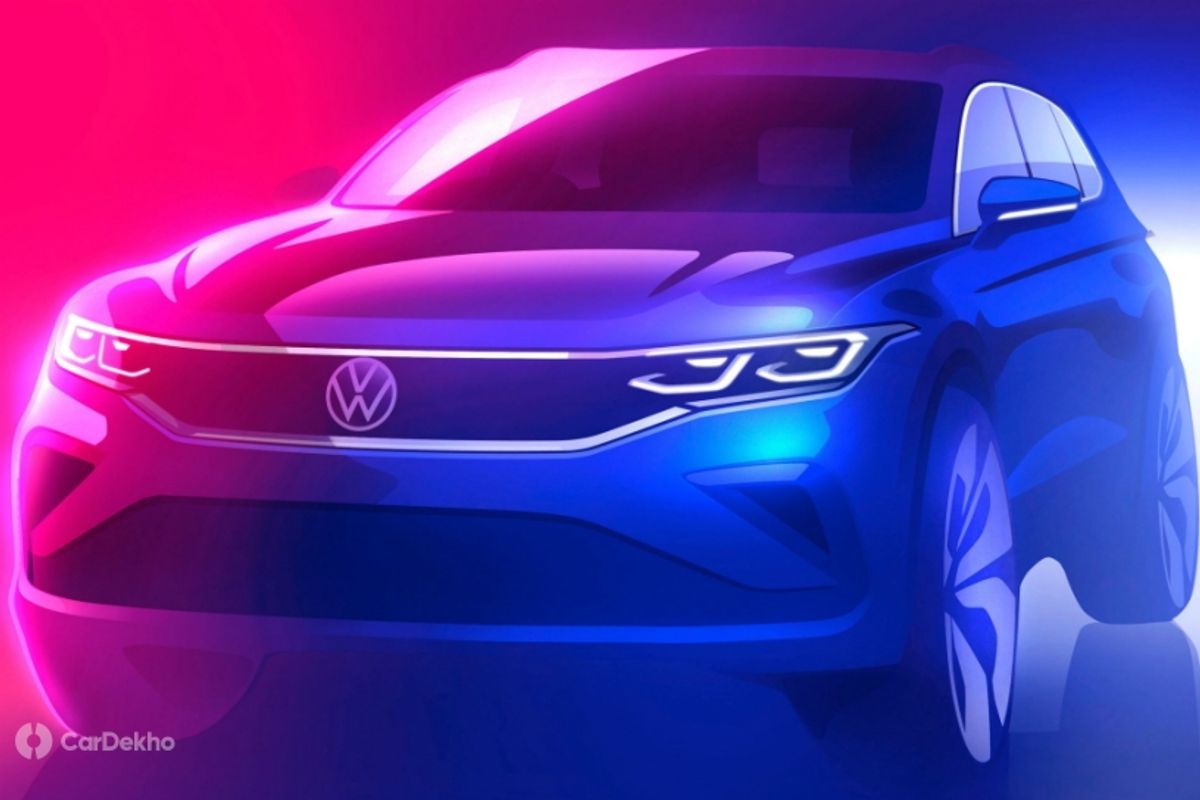 Volkswagen Tiguan facelift teaser image Volkswagen Tiguan facelift teaser image