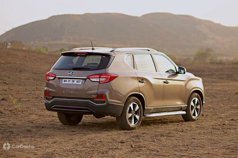 Mahindra Alturas G4 rear Mahindra Alturas G4 rear