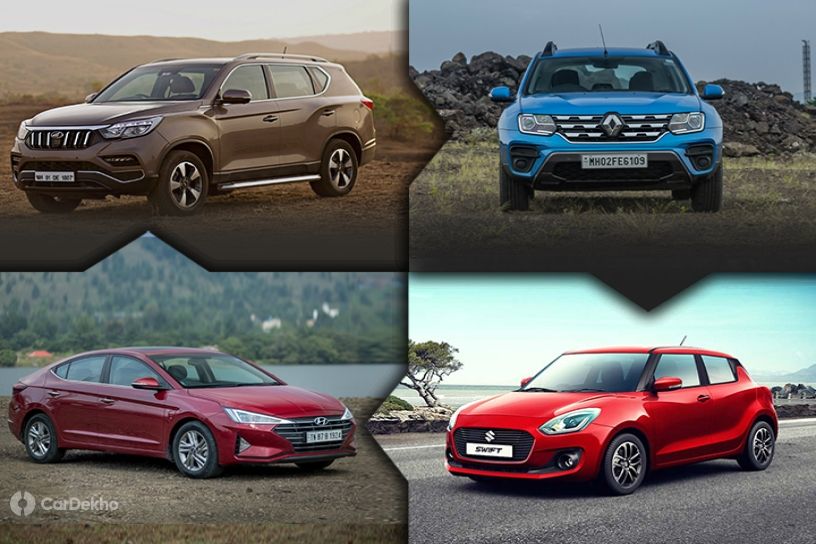 Mahindra Alturas G4, Renault Duster, Maruti Suzuki Swift, Hyundai Elantra