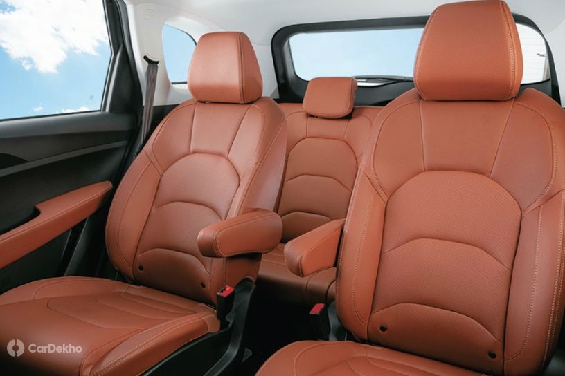 MG Hector Plus captain seats MG Hector Plus captain seats