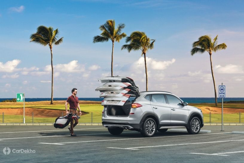 Hyundai Tucson powered tailgate Hyundai Tucson powered tailgate