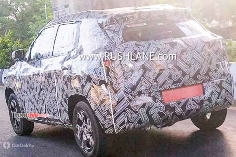 Nissan Magnite Spied In TopSpec Variant With Alloy Wheels