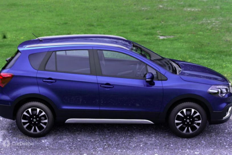 Maruti S-Cross petrol side Maruti S-Cross petrol side