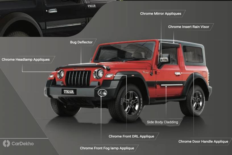 2020 Mahindra Thar Accessories And Merchandise List Unveiled | CarDekho.com