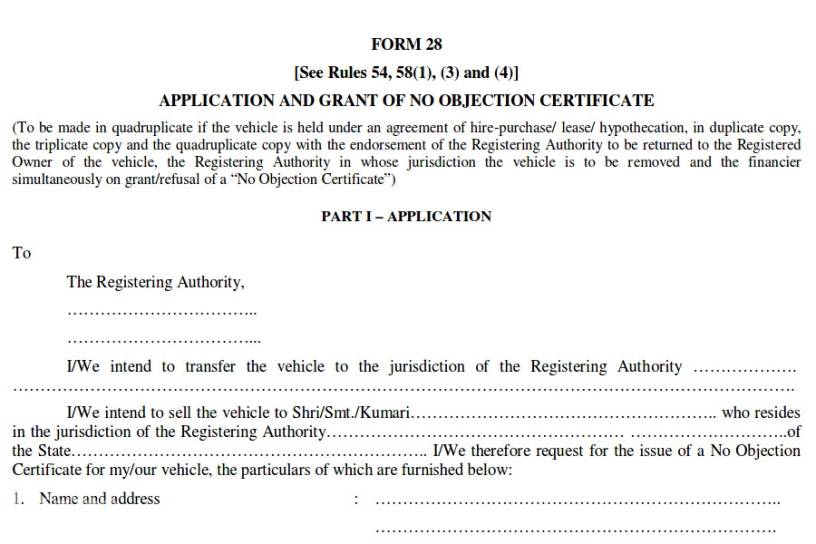 Here’s Why You Need Forms 28, 29, 30, 35 From RTO To Sell Your Car