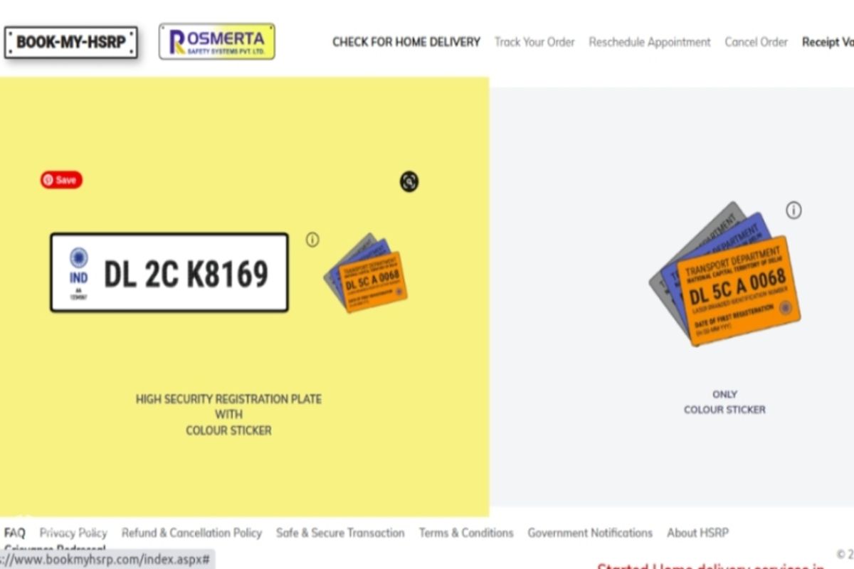 HSRP And colour coded stickers HSRP And colour coded stickers