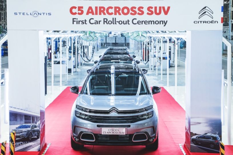 Citroen Rolls Out The First C5 Aircross SUV At Its India Plant