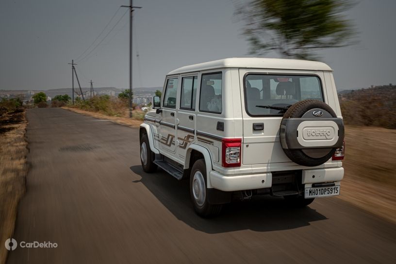 BS6 Mahindra Bolero rear