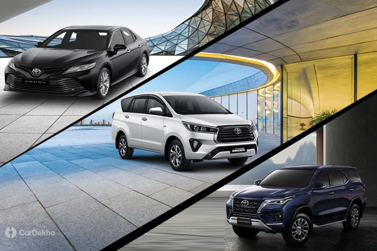 Select Toyota Models Get Costlier By Up to Rs 1.18 Lakh