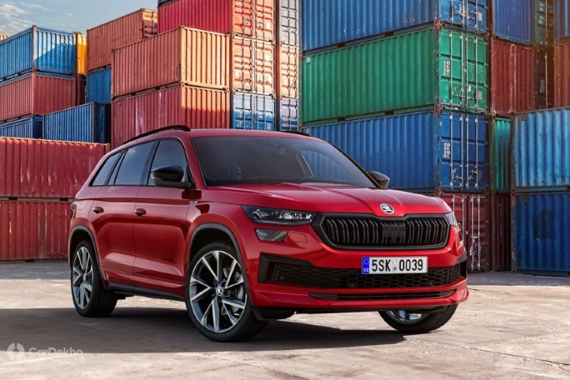 2021 Kodiaq Sportline Front 2021 Kodiaq Sportline Front
