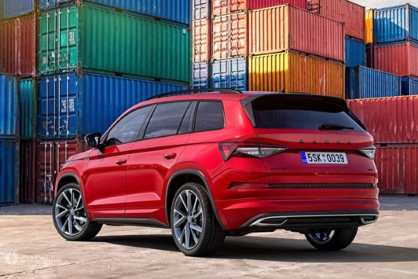 2021 Kodiaq Sportline Rear 2021 Kodiaq Sportline Rear