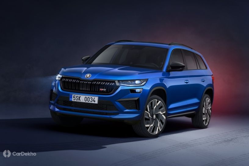 2021 Kodiaq RS Front 2021 Kodiaq RS Front
