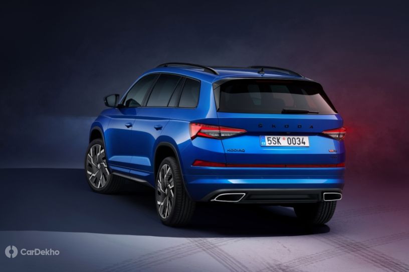 2021 Kodiaq RS Front 2021 Kodiaq RS Rear